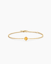 Chatelaine® Teen Bracelet in 18K Yellow Gold with Citrine, 4mm